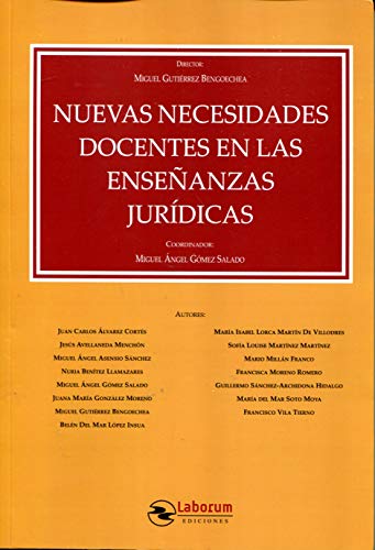 Portada de Nuevas necesidades docentes en las enseñanzas jurídicas