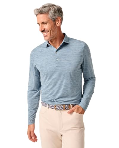 johnnie-O Featherweight Long Sleeve Performance Polo - Swing
