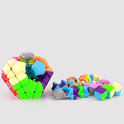 Image of M-Alive MoYu Megaminx 3D Speed Cube, Stickerless Dodecahedron Puzzle Cube, 72mm, Smooth Turning ABS Brain Teaser Toy for Kids and Adults