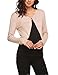 HOTOUCH Women Long Sleeve Bolero Shrug Knit Cropped Knitwear Cardigan Sweater Shrug Bolero Jackets