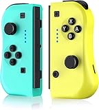 hori mini pad nintendo 64 Batería recargable integrada: el controlador inalámbrico para Nintendo Switch/Switch Lite integrado en batería recargable de 300 mAh, el tiempo de reproducción puede durar hasta 10 horas, el tiempo de carga completo es de 2 horas. Soporta la conexión del cable deslizando el controlador en la consola del interruptor. Si el controlador no está alimentado, la consola carga el controlador cuando la consola está cableada. También puedes cargar cada controlador individualmente a través del cable