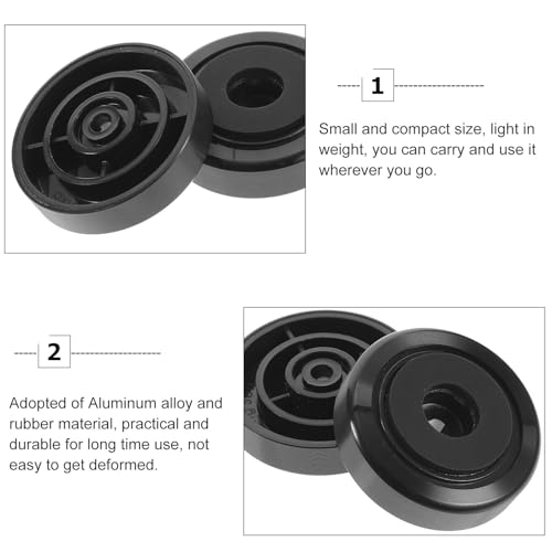 Homoyoyo Almohadillas de Aislamiento para Altavoces 40X12 MM 4 Piezas Amortiguador de Vibraciones Carcasa Metálica Protector de Suelo para Subwoofer y Equipos HiFi Uso en Audio - imagen 6