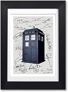 Dr Who Cast All Doctors Signed Autograph A4 Poster Photo Print TV Show Series Season Framed DVD Boxset Memorabilia Gift (POSTER ONLY)