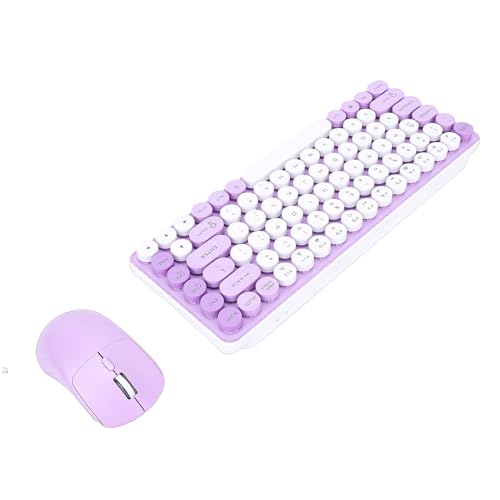 Teclado inalámbrico Bluetooth Tosuny de 85 teclas y mouse ergonómico para computadora portátil o PC