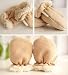 Anti-Kratzfäustlinge Baby Neugeborene Fäustlinge Warme Winter Kratzhandschuhe aus Baumwolle & Plüsch elastisch Babyhandschuhe, 0-12 Monate