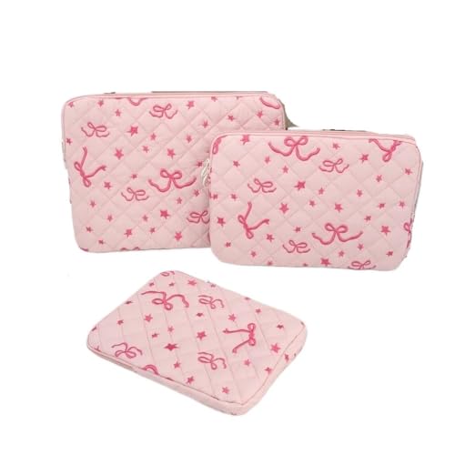 Pochette ordinateur portable puffy rose 13-14 pouces housse tablette
