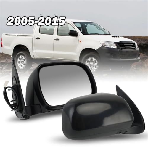 Rétroviseur Hilux rétractable manuellement 3 broches noir