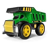 John Deere 40,6 cm Metall-Kipplaster, realistische Lichter und Geräusche...