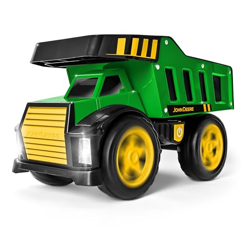 John Deere 16" Steel Dump Truck with Lights & Sounds