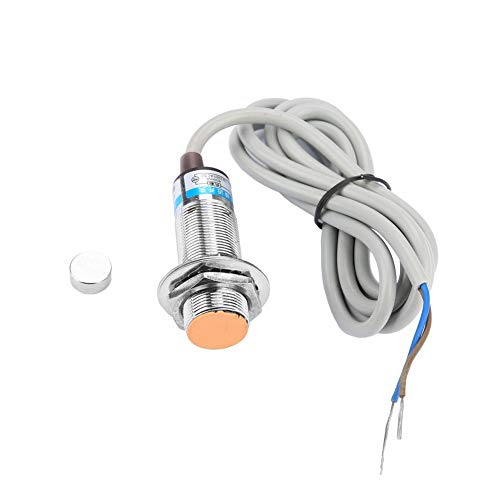 Oumefar 10mm Distance Measuring Capacitive Metal Normally Open Normally Closed Proximity Sensor Switch for Automotive Machine Paper Making Light Industry (LG18A3-10-J/EZ NO)