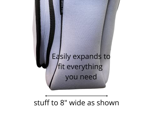 Dallas Hill Designs Tennis Bag For Women | Neoprene Tote | 3 Rackets | Applicable For Pickleball, Paddle, Squash, Racquetball, Badminton | Shoes And Gear | Ladies Purse | Multi Pockets #TOP3