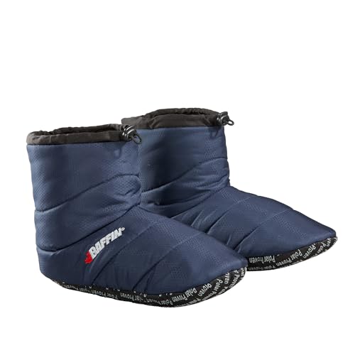 Baffin unisex-adult Cush Insulated Slipper Booty, Navy, LG (US Men's 7-8, US Women's 9-10) Medium - Thumbnail 6