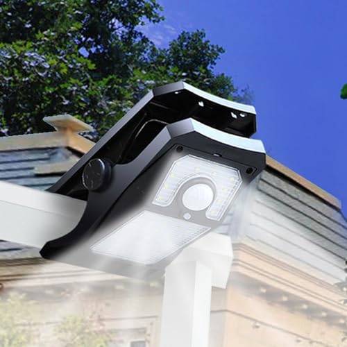 Luces solares con clip exterior y sensor de movimiento para jardín 3