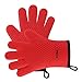 X-Chef Silicone BBQ Cooking Gloves, Heat Resistant Oven Gloves and Mitts for Grilling, Barbecue & Kitchen Baking