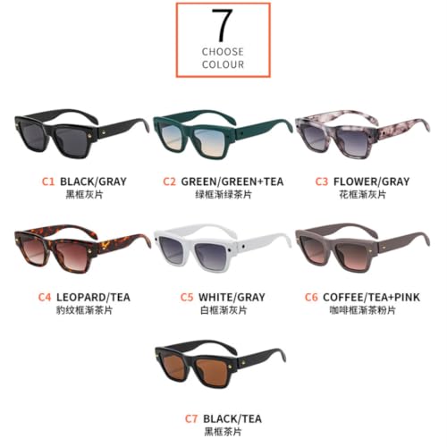 Lunettes de soleil UV400 rétro vintage et tendance mode actuelle - 7