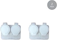 Vista 2 de Deep Well Flip-top Clear Estuches para lentes de contacto (2)