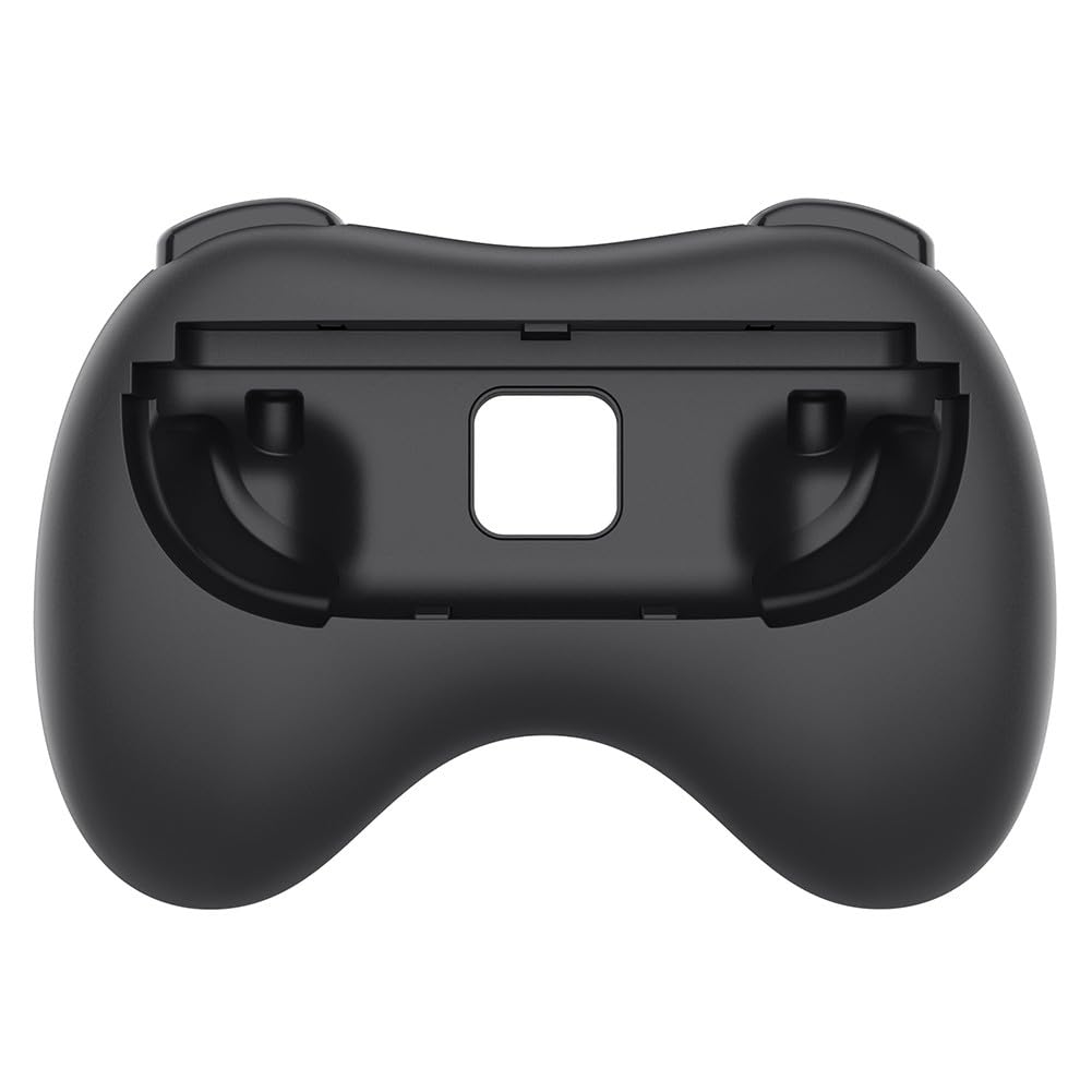 Impugnatura per Nintendo Switch2, accessori ergonomici per controller ABS, per Compact 14 x 10 x 3,5 cm, compatibile con console Switch 2, nero/per rosso-blu