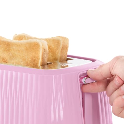 Russell Hobbs Toaster Eden Himbeere, 2-Scheiben, mit Brötchenaufsatz – Ansicht 4