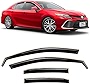 Voron Glass in-Channel Extra Durable Rain Guards for Toyota Camry 2018-2023, Window Deflectors, Vent Window Visors, 4 Pieces - 220171