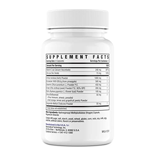 Bruisemd Arnica 1,000Mg And Bromelain 500Mg 2,400Gdu/G Supplement For Bruising And Swelling, Easy To Swallow Capsules. #TOP5