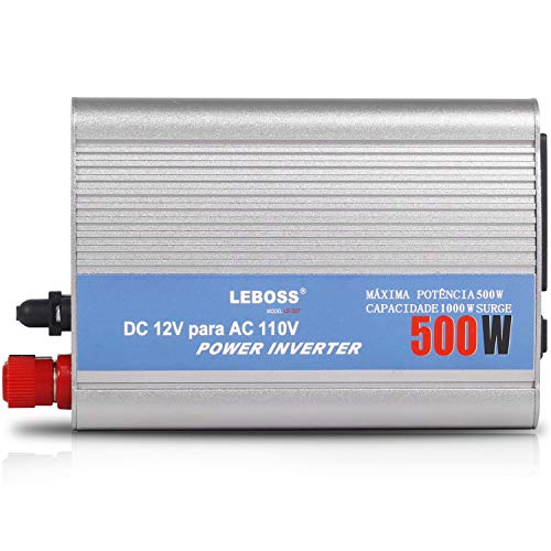 Inversor de energia 500w automotivo inversor de tensão transformador conversor 12v para 110v veicula