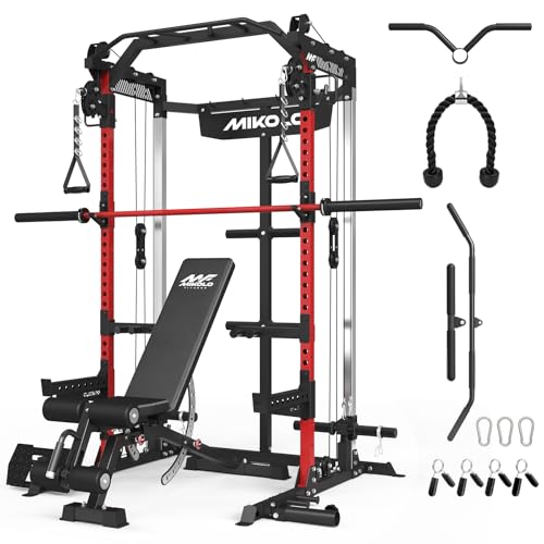 Mikolo Power Cage with Dual Pulley System