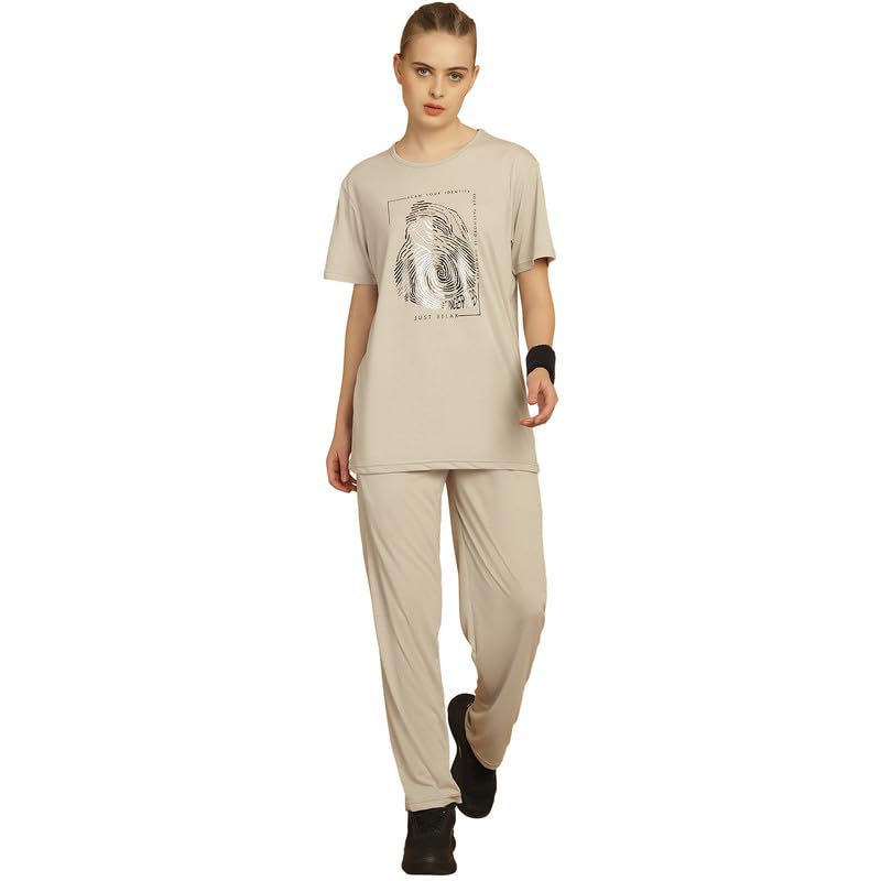 Image of Mack Jonney Cotton Printed CO-ORD Set Tracksuit for WOMEN