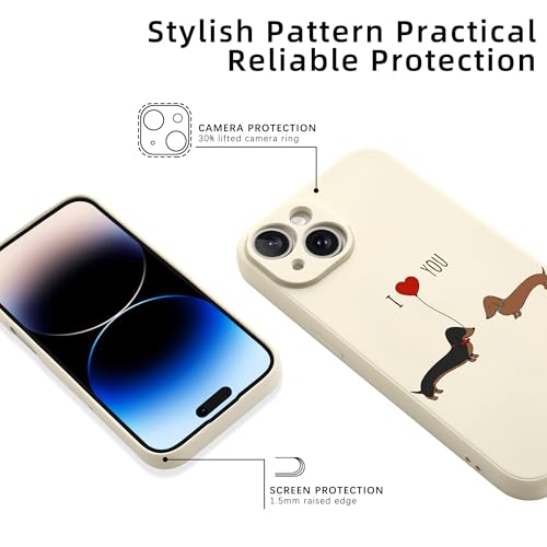 Coque iPhone 14 Pro Max silicone premium compatible MagSafe teckel