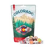 Taffy Shop Colorado Salt Water Taffy - Gourmet Soft Chewy Candy, Variety Pack, Bulk Sweet Snack, Fresh Gift & Gluten-Free, 30 Individually Wrapped Pieces (7oz)