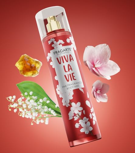 Image of VIVA LA VIE Body Perfume Mist Spray Long Lasting Womens Perfume FLORAL MUSKY Fragrance 236ml