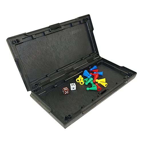 Juego de mesa Ludo plegable magnético clásico miniatura 4