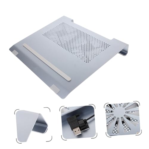 Base para Laptop con Ventilador y Soporte de Aluminio miniatura 4