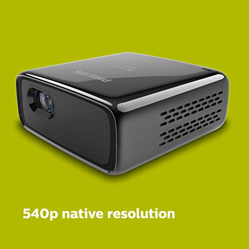 Philips Picopix Micro Projector, Led Dlp, 1H30 Battery Life, Wi-Fi Screen Mirroring #TOP1