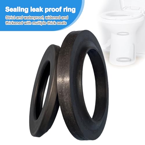 Image of Creative.c 3-Inch Receptacle RV Toilet Flange & Seal for Aqua Magic Style Plus,Style Lite,Style II Residence,RV 3-in-1 Combo Kit Replaces 385345892 34120 12524