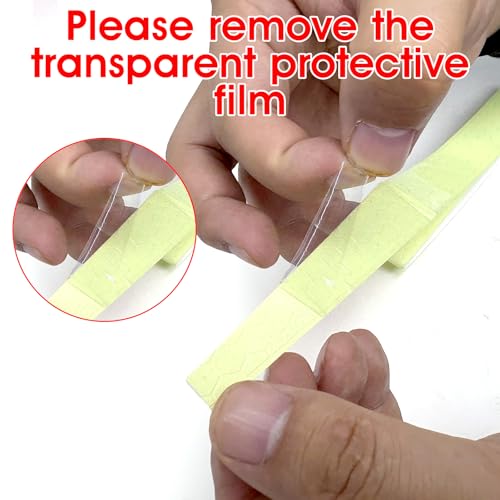 AKAIXI 2 Pack Precut Pro Feel 1.75mm Thickned Yellow Baseball Bat Grip Tape — view 2
