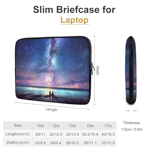 Funda para laptop 13 pulgadas diseño Starry Sky Beach Lovers miniatura 2