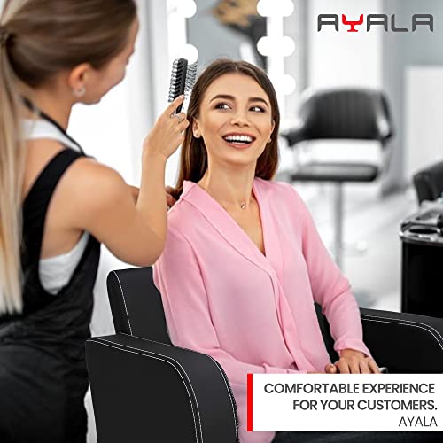 Ayala Durable Barber Chair I Styling Chair I Richly Upholstered I European Quality I Globe Hair Styling Chair I Salon And Spa Chair For Hair Stylist I Shampoo Chair #TOP5