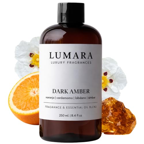 Lista de Difusores de aceite perfumado más recomendados. 47 LUMARA | Aceite Aromático para Difusor Profesional | Inspirado en Zara | Aroma Ámbar Cálido con Naranja, Cardamomo, Lavanda y Vainilla | Para Microdifusión en Seco,...