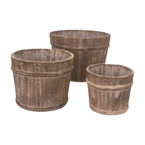 Jardinières décoratives rustiques pot de fleur intérieur jardin - 2
