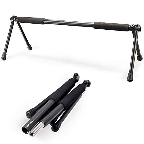 Withgear Folding Push Up Bar - Portable and Lightweight Sturdy Duralumin Metal Push