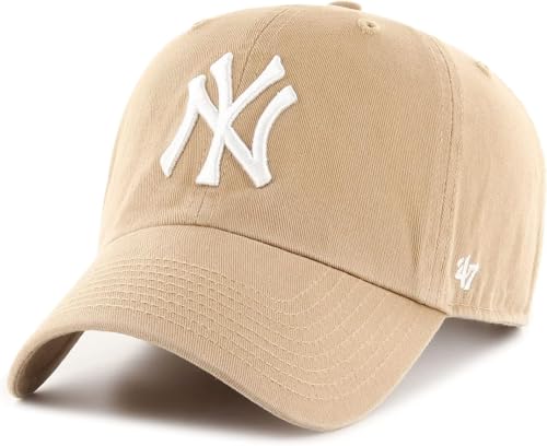 Casquette réglable 47 Marque MLB avec logo blanc brodé et visière incurvée