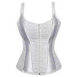 corset vollbrust corsage korsett dame kleid röcke oder jede andere Art von Strumpfhosen sind perfekt für ein Oberteil. Der vordere Haken und die röckengurte, der minimalistische Stil der frischen Farben machen Sie corset und passend für jeden Anlass. Unser Vollbrustkorsett passt sich jeder Körperform an