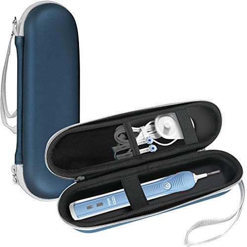 ProCase Elektrische Zahnbürste Etui für Oral B/Oral-B Pro/Oral-B iO Series/Philips Sonicare Electric Toothbrush Hülle Oral B Reiseetui Elektrischer Zahnbürstenhalter Travel Case -Navy 1