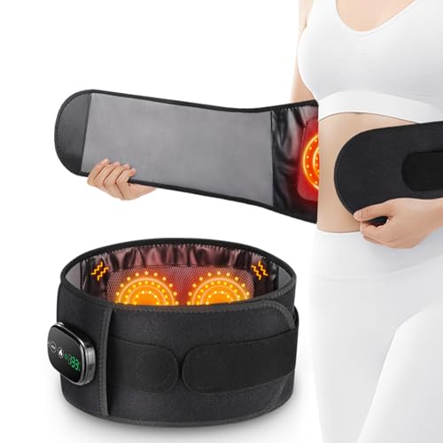 Ceinture de Massage Chauffante Pour Douleur Lombaire Sans Fil, Massage Du Dos, Shiatsu, Ceinture De Soutien Lombaire, Soulage Le Mal De Dos, Sciatique,...