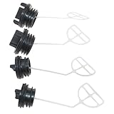 Confezione : 4 x Tappi ISSICOO Tappi carburante e olio per catena Husqvarna 33 38 50 50Rancher 51 55 55Rancher 136 136LE 137 137E 141 141LE 142 142E 154 181 234 238 242 254 257 sega PN 533