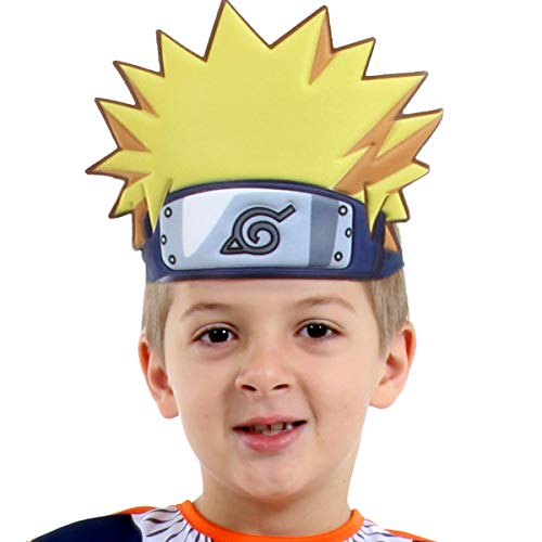 Fantasia Naruto Curto Infantil - 16519 G Sulamericana Fantasias Laranja/Azul G 10/12