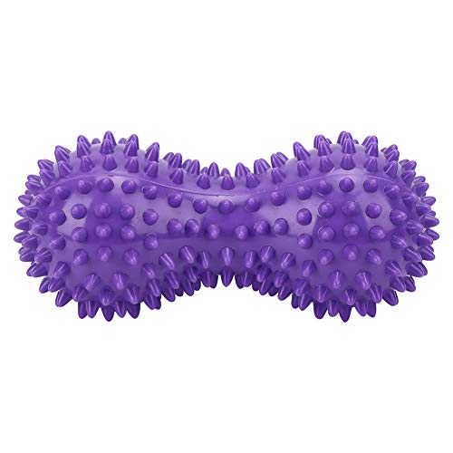 PVC Spiky Massage Ball Fascia Muscle Libere Relajación Bola Fitness Amarillo Púrpura Verde adecuado para todas las edades (Púrpura)
