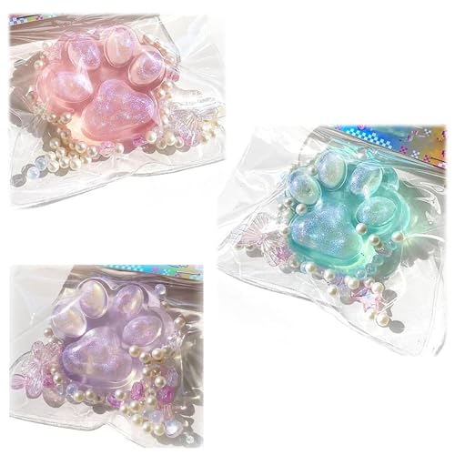 Image of 3PCS Squishy , Taba Squishy Paw Cute Animals Stress Fidget for Boys Girls Birthday Party Gifts
