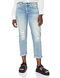 Reißverschluss und Knopf G-STAR RAW Damen Kate Boyfriend\' Jeans, Vintage cool Aqua Destroyed C052-C278, 31W / 32L