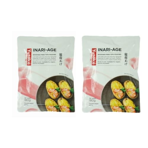 Inari Sushi Taschen Gebratener Tofu Taschen Gewürzter Sojabohnenquark für Inari Sushi 100g x 2 Stück